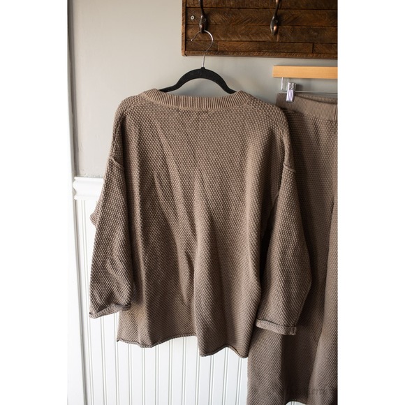 Free People Hailee Sweater Set XS Taupe NWT - Picture 4 of 4